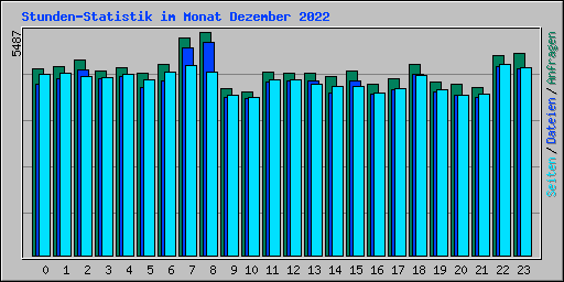 Stunden-Statistik im Monat Dezember 2022